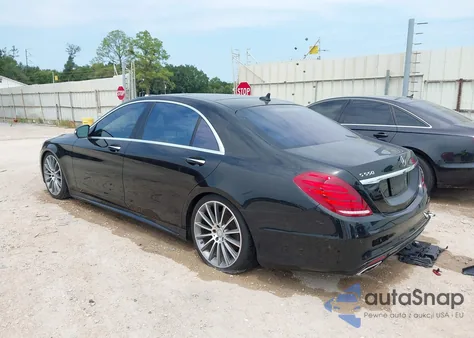 2015 Mercedes-Benz S 550 из США, поврежденный, VIN WDDUG8CB7FA194673